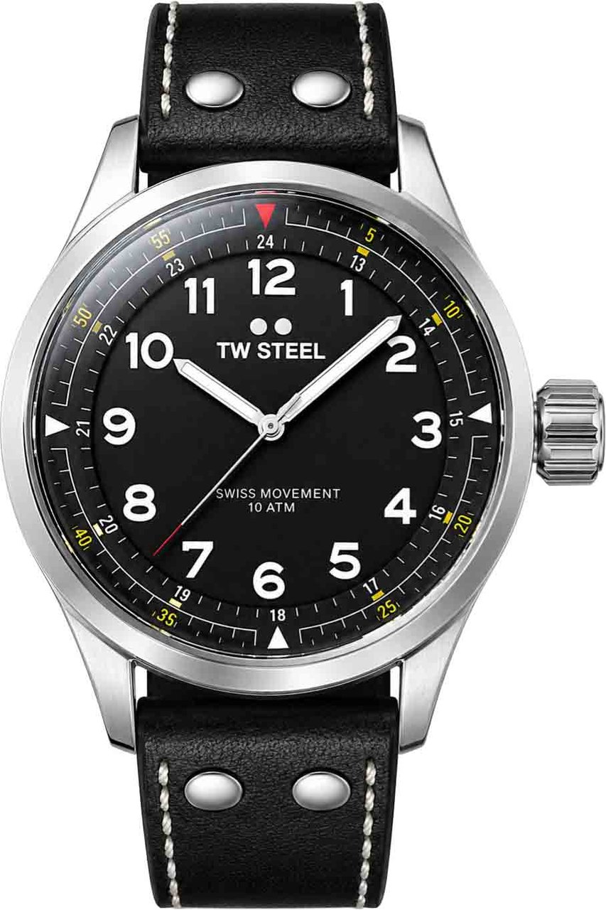 TW Steel Swiss Volante SVS103 horloge 45mm Zwart