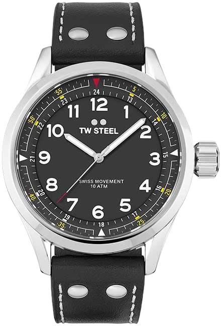 TW Steel Swiss Volante SVS103 horloge 45mm Zwart