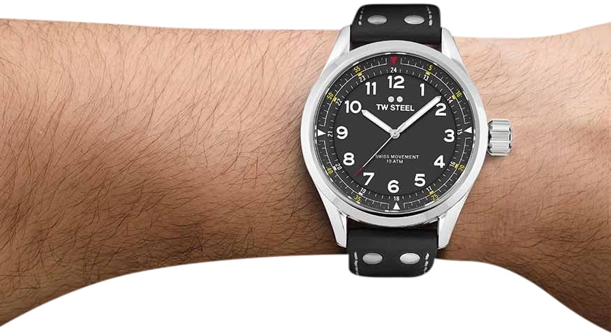 TW Steel Swiss Volante SVS103 horloge 45mm Zwart