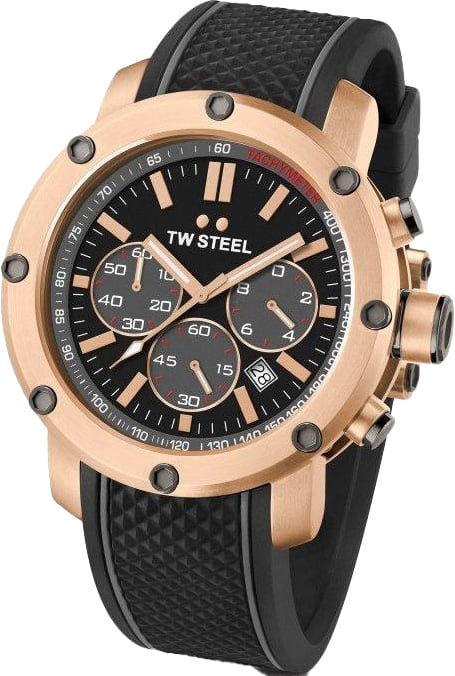 TW Steel TW Steel TS5 Grandeur Tech Chronograaf 48mm Zwart