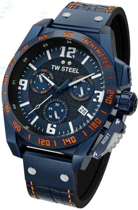 TW Steel TW1020 Fast Lane WRC Limited Edition horloge 46 mm Blauw