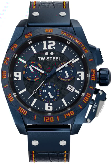 TW Steel TW1020 Fast Lane WRC Limited Edition horloge 46 mm Blauw