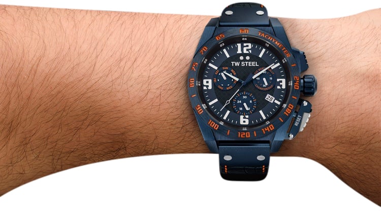 TW Steel TW1020 Fast Lane WRC Limited Edition horloge 46 mm Blauw