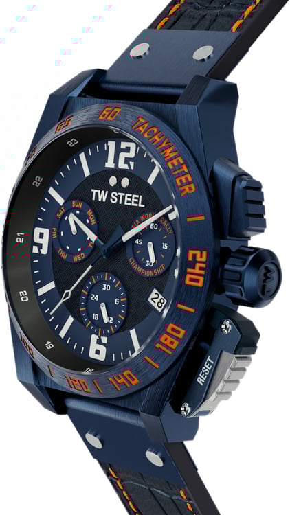 TW Steel TW1020 Fast Lane WRC Limited Edition horloge 46 mm Blauw