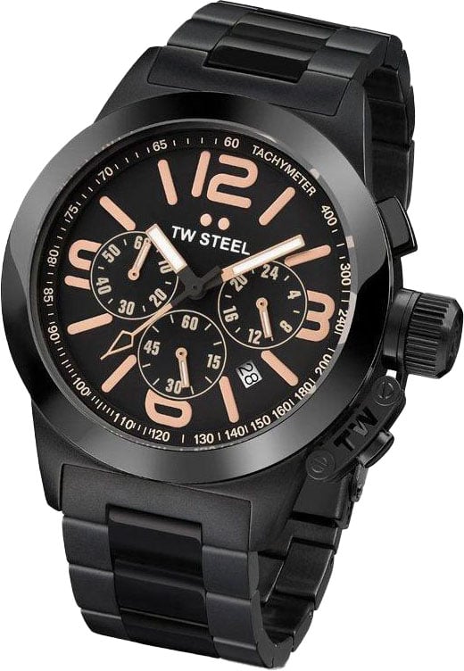 TW Steel TW Steel TW312 Kelly Rowland Edition Canteen Bracelet Horloge 40mm Zwart