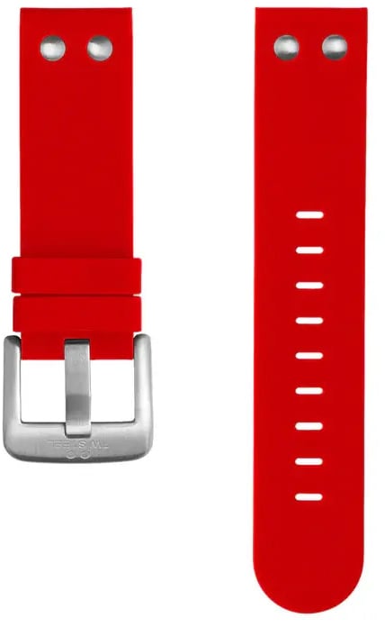TW Steel TW Steel Horlogeband TWB510 22mm Rood Siliconen Rood