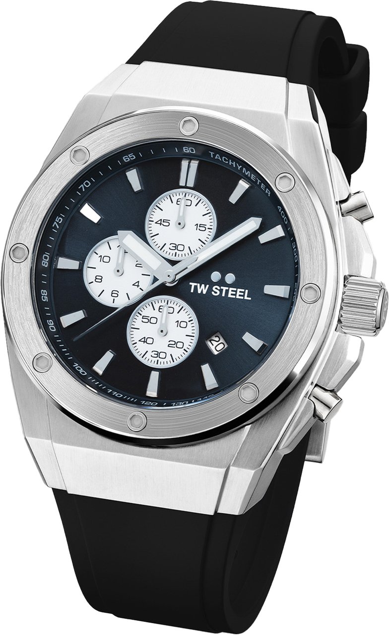TW Steel CE4100 CEO Tech chronograaf horloge 44 mm Grijs