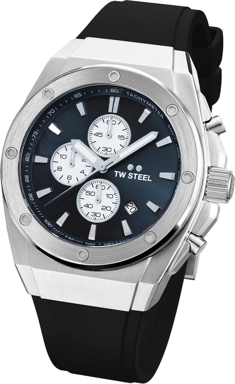TW Steel CE4100 CEO Tech chronograaf horloge 44 mm Grijs