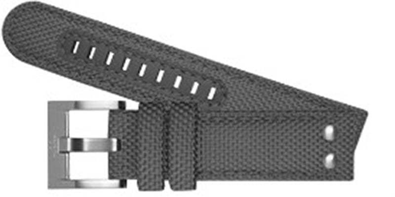 TW Steel TW Steel Horlogeband TWS604 Grijs Canvas 24mm Donkergrijs