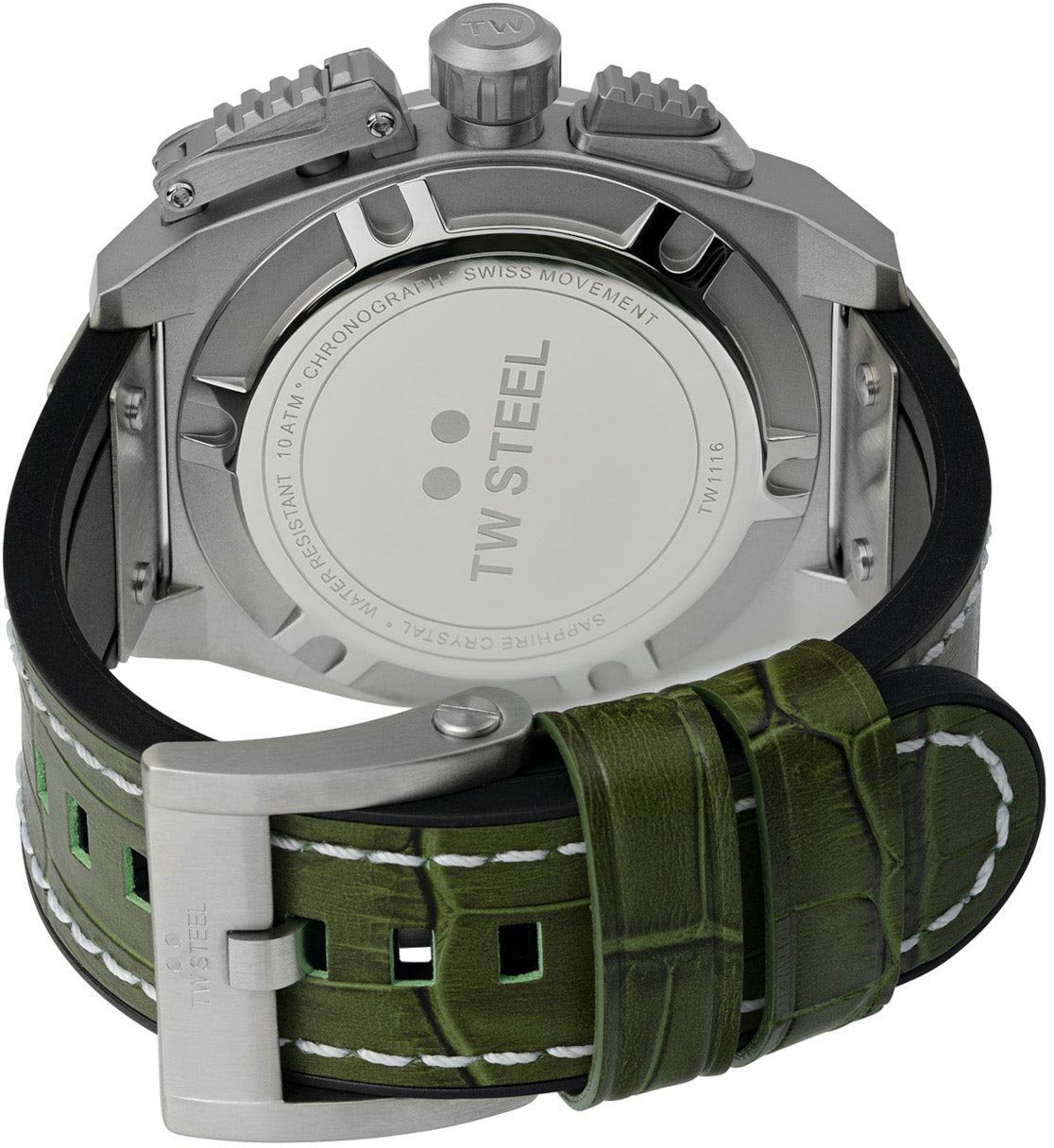 TW Steel Canteen - Horloge - Groen Divers