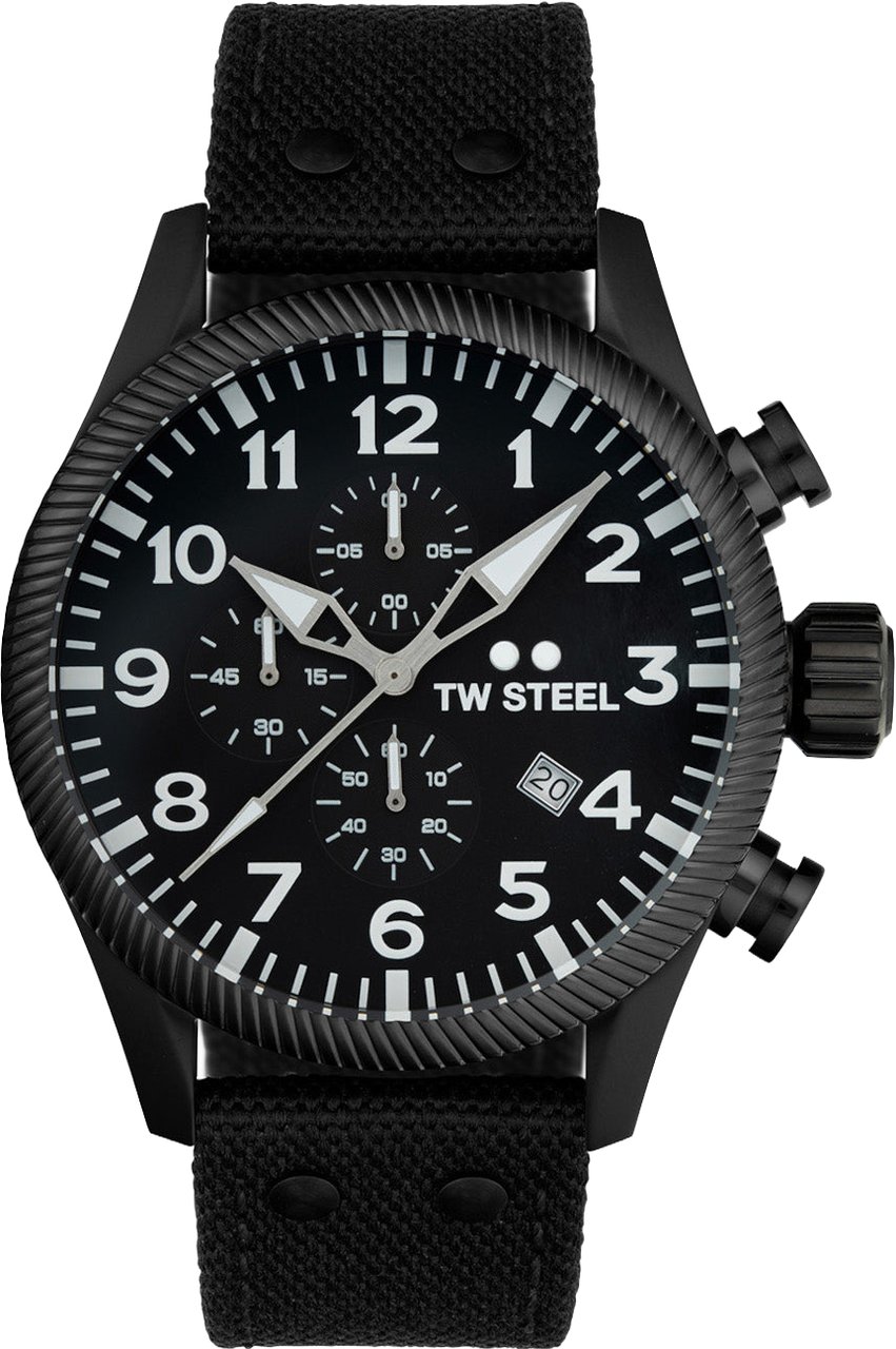 TW Steel Volante - Horloge - Zwart Zwart