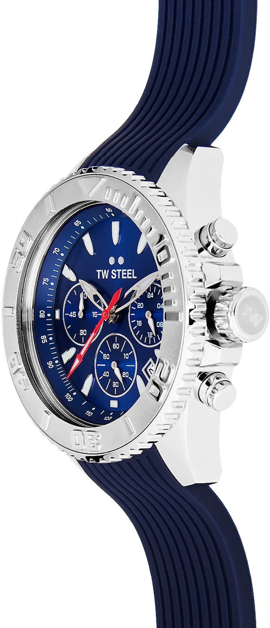 TW Steel VA1 Vanceur Diver horloge 42 mm Blauw