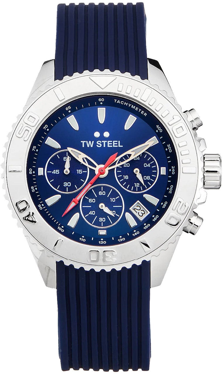 TW Steel VA1 Vanceur Diver horloge 42 mm Blauw