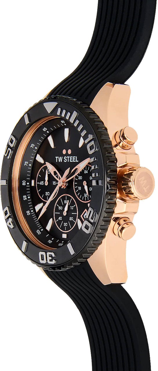 TW Steel VA3 Vanceur Diver horloge 42 mm Zwart