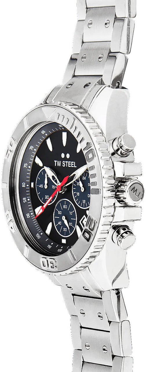 TW Steel TW Steel TWVA5 Vanceur Diver Staal 42mm Zilver
