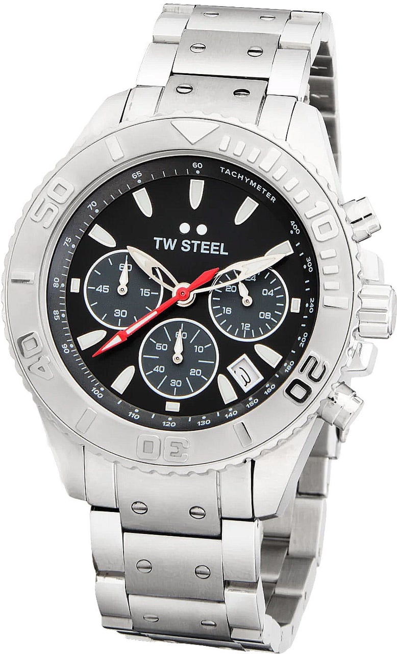 TW Steel TW Steel TWVA5 Vanceur Diver Staal 42mm Zilver