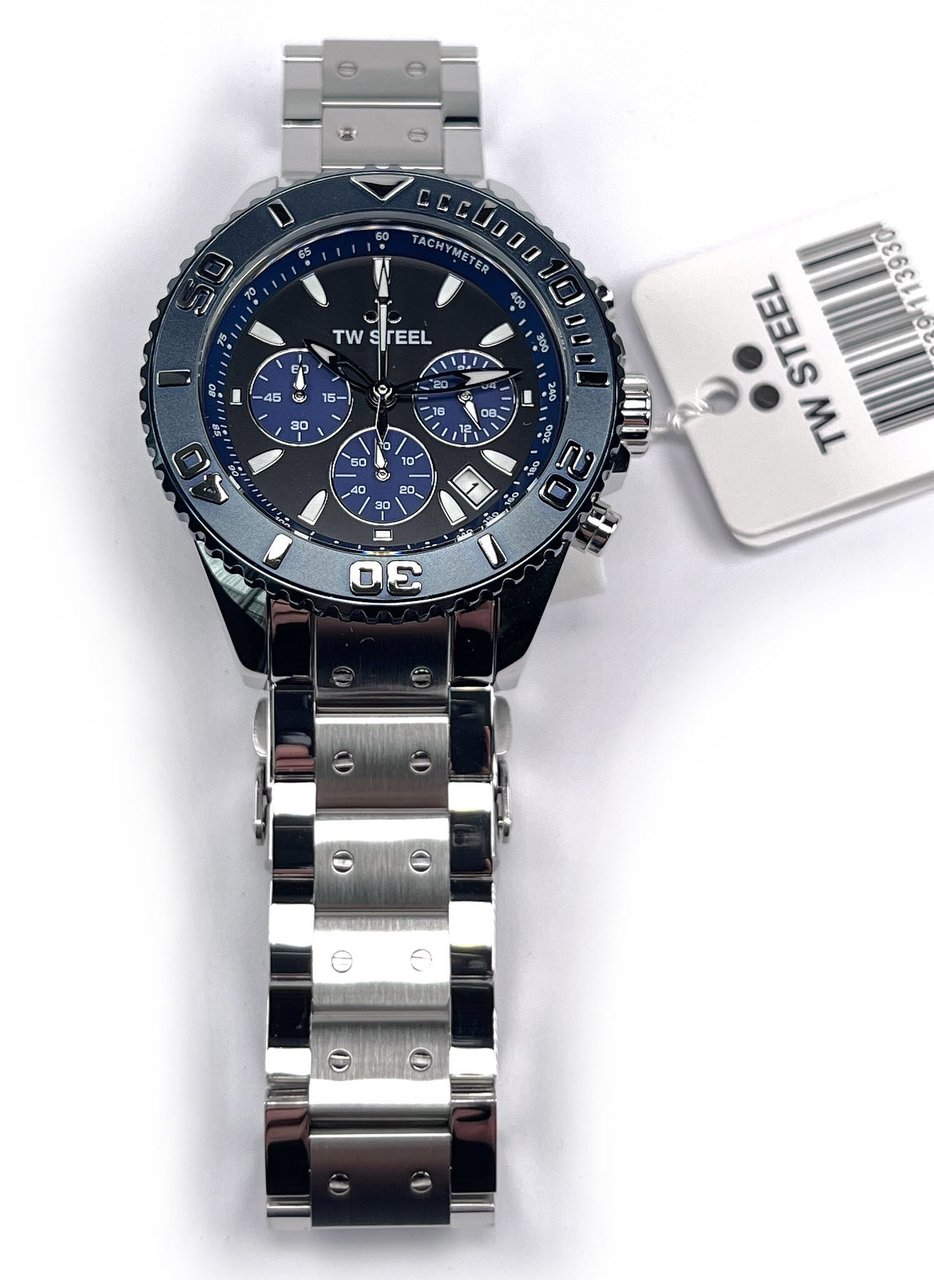 TW Steel TW Steel TWVA6 Vanceur Diver Staal 42mm Zilver