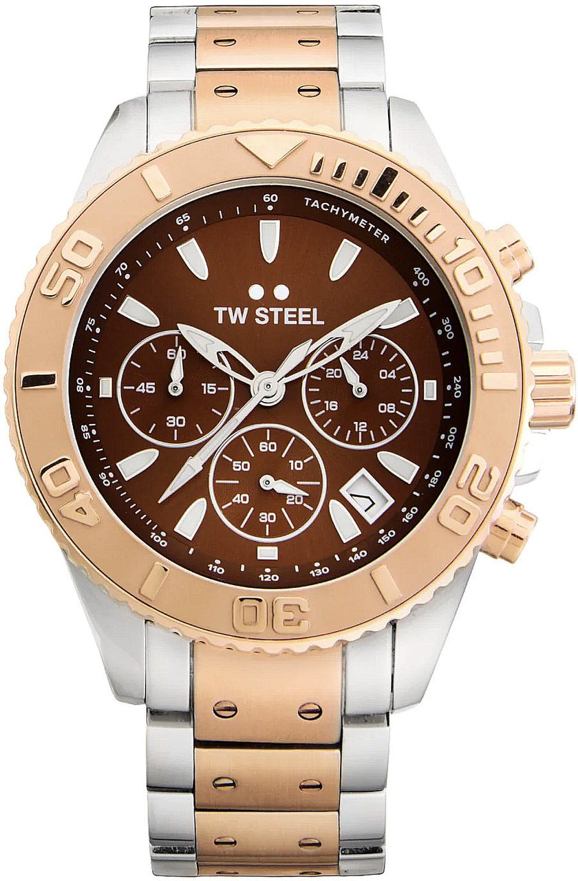 TW Steel TW Steel TWVA7 Vanceur Diver Staal Cg 42mm Zilver