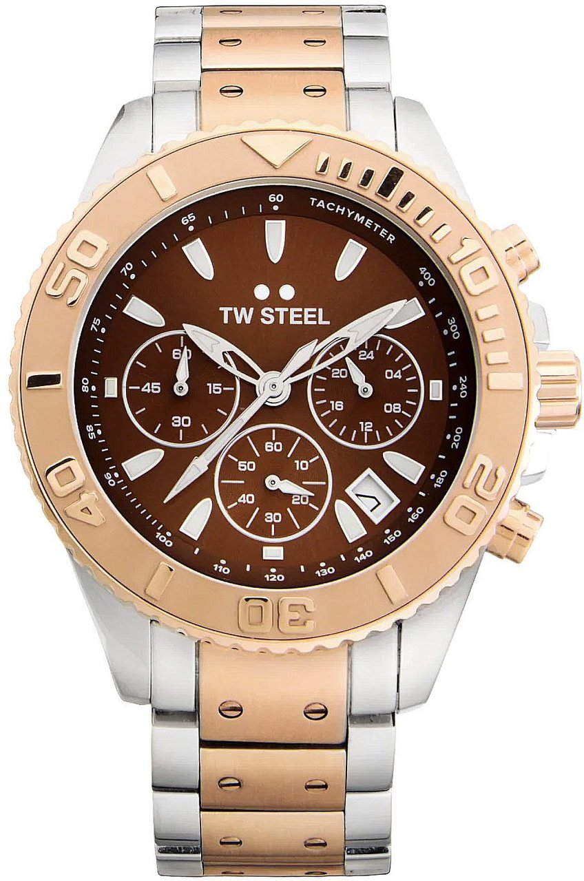 TW Steel TW Steel TWVA7 Vanceur Diver Staal Cg 42mm Zilver