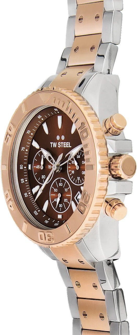 TW Steel TW Steel TWVA7 Vanceur Diver Staal Cg 42mm Zilver