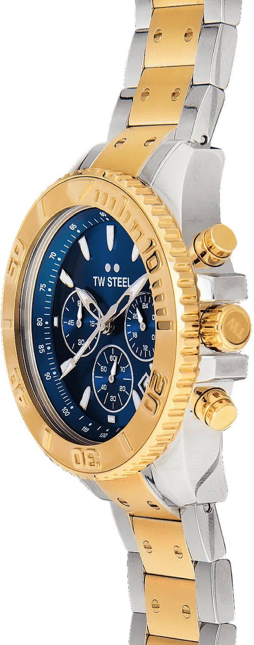 TW Steel TW Steel TWVA8 Vanceur Diver Staal Gp 42mm Zilver