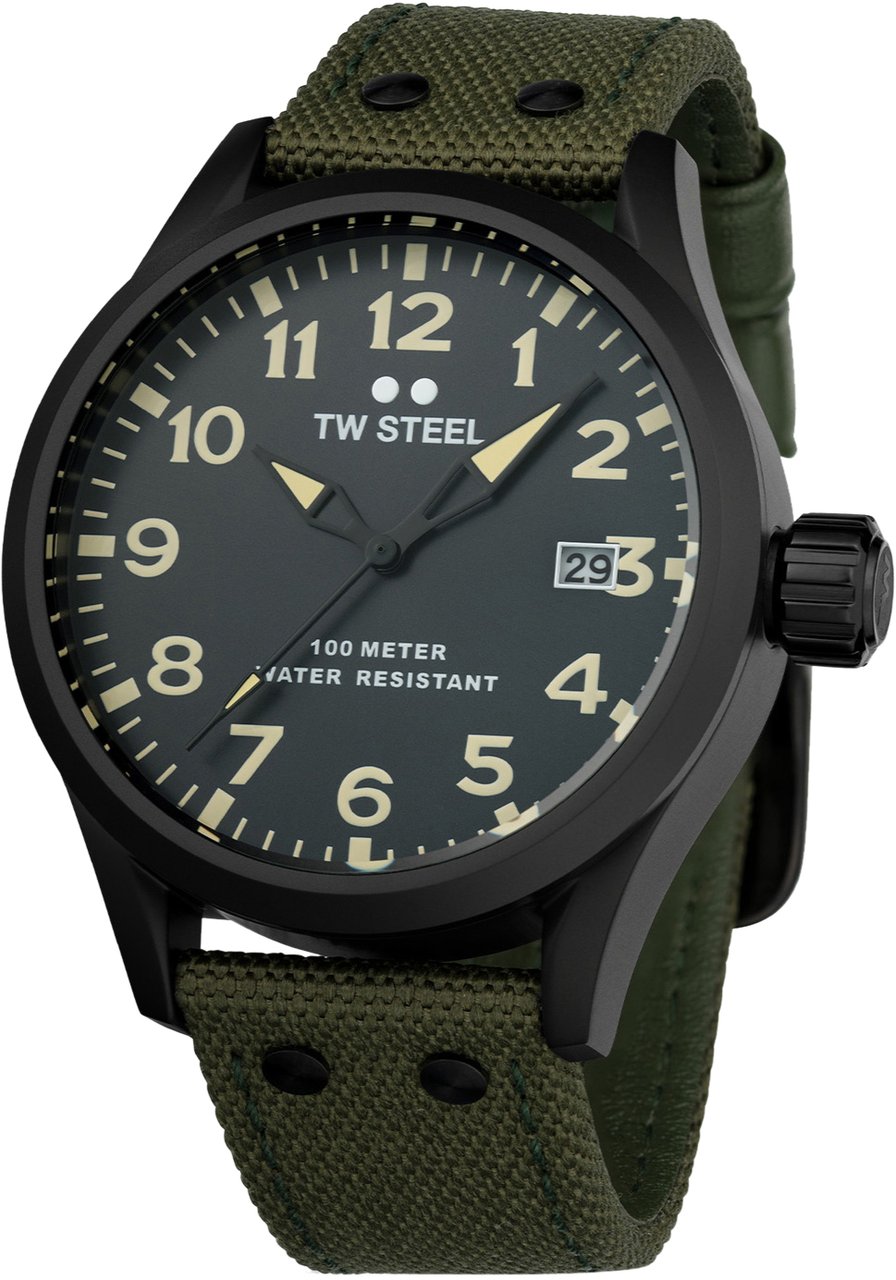 TW Steel VS102 Volante  horloge 45 mm Zwart