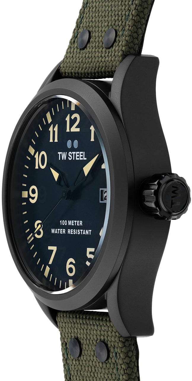 TW Steel VS102 Volante  horloge 45 mm Zwart