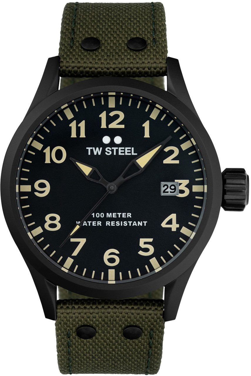 TW Steel VS102 Volante  horloge 45 mm Zwart