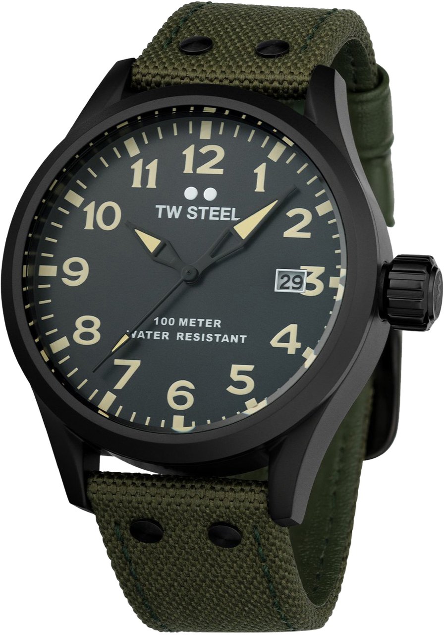 TW Steel VS102 Volante  horloge 45 mm Zwart