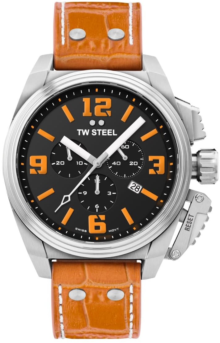 TW Steel TW1012 Canteen chronograaf heren horloge Oranje