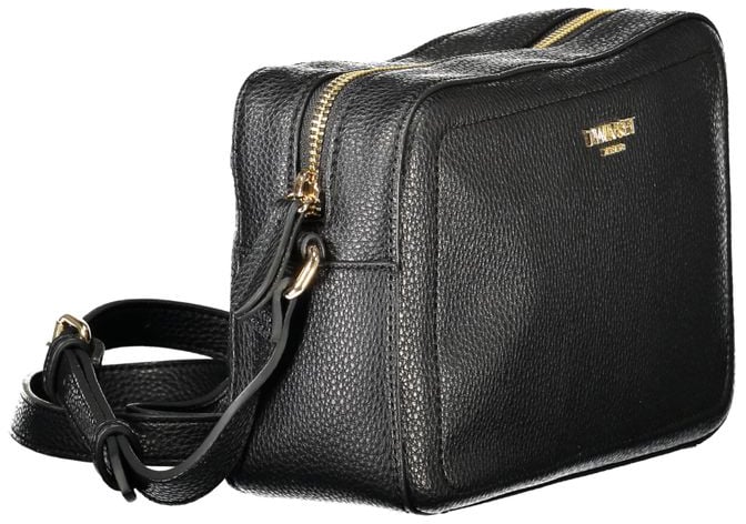 Twin-set Twinset Black Polyurethane Women's Camera Bag Zwart