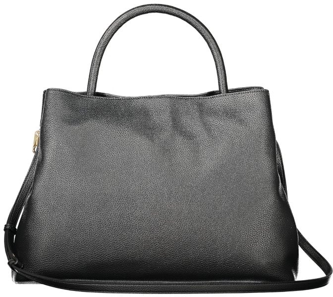 Twin-set Twinset Black Polyurethane Women's Tote Bag Zwart