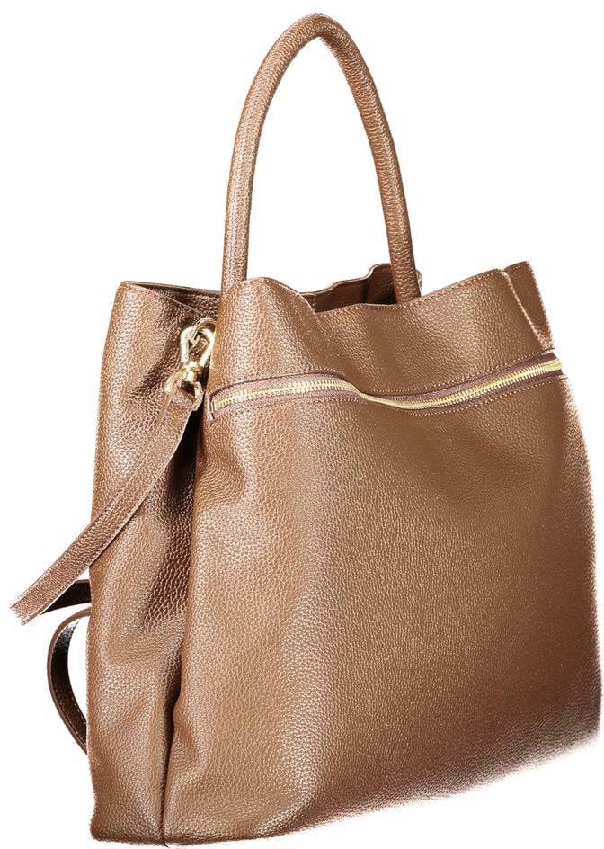 Twin-set Twinset Marrone Poliuretano Woman Tote Bruin