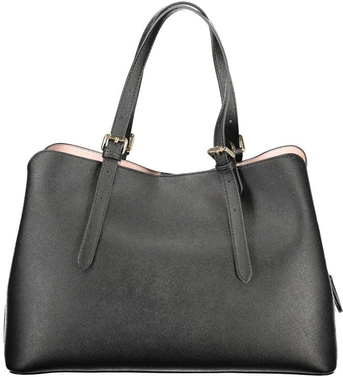 Twin-set Twinset Nero Polyurethane Women Tote Zwart