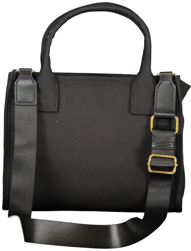 Twin-set Twinset Black Cotton Women Handbag Zwart