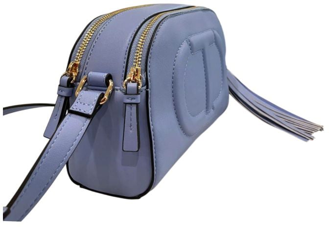 Twin-set Twinset Blue PU Women Crossbody Blauw