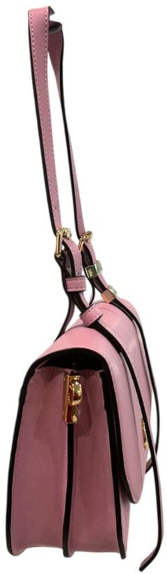 Twin-set Twinset Pink PU Women Shoulder Bag Roze