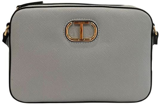 Twin-set Twinset Blue PU Women Crossbody Bag Blauw
