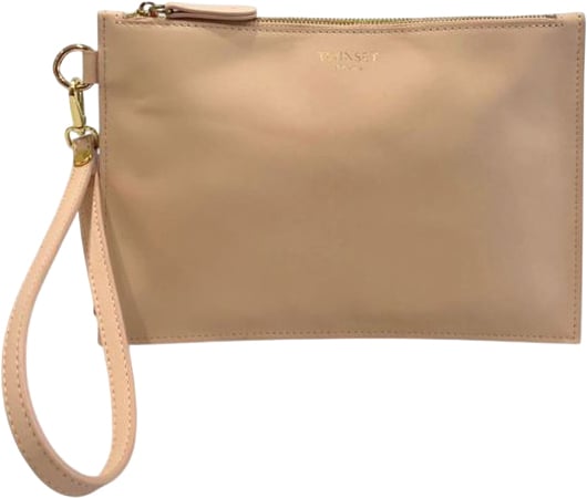 Twin-set Twinset Pink Polyurethane Women Clutch Divers