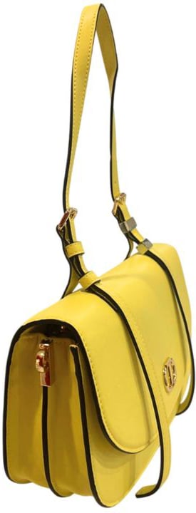 Twin-set Twinset Yellow PU Women Shoulder Bag Geel