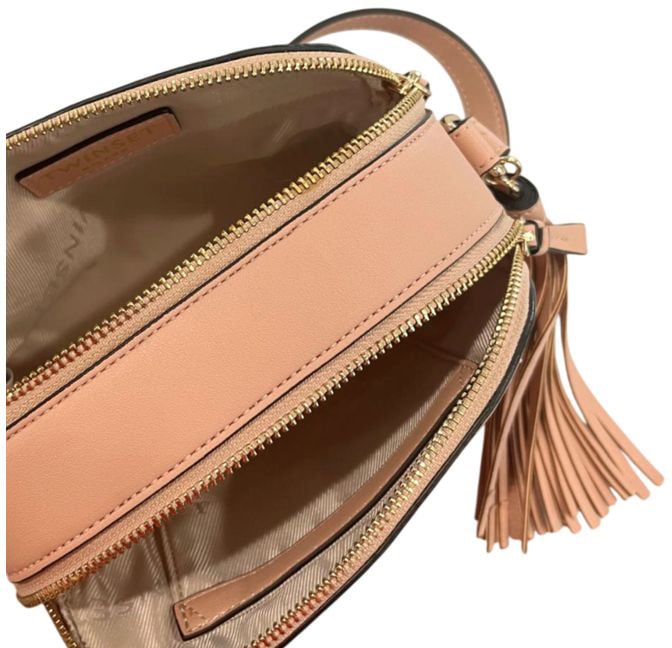 Twin-set Twinset Pink Faux Leather Women Crossbody Divers