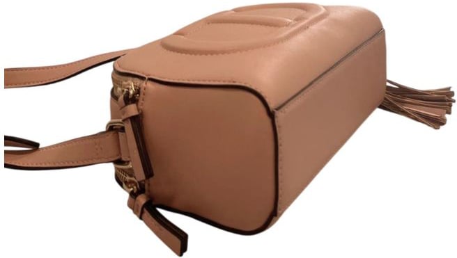 Twin-set Twinset Pink Faux Leather Women Crossbody Divers