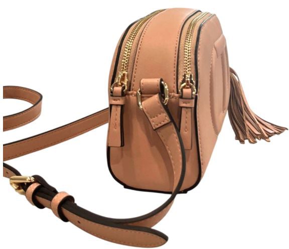 Twin-set Twinset Pink Faux Leather Women Crossbody Divers