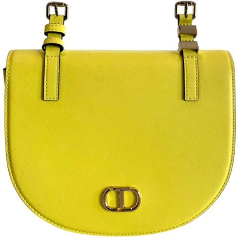 Twin-set Twinset Yellow PU Women Crossbody Bag Roze