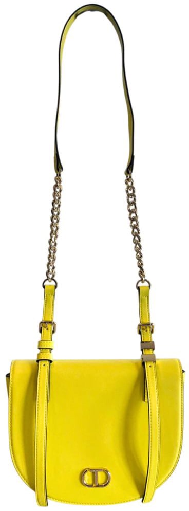 Twin-set Twinset Yellow PU Women Crossbody Bag Roze