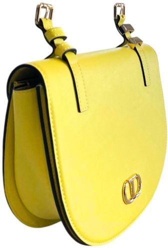 Twin-set Twinset Yellow PU Women Crossbody Bag Roze
