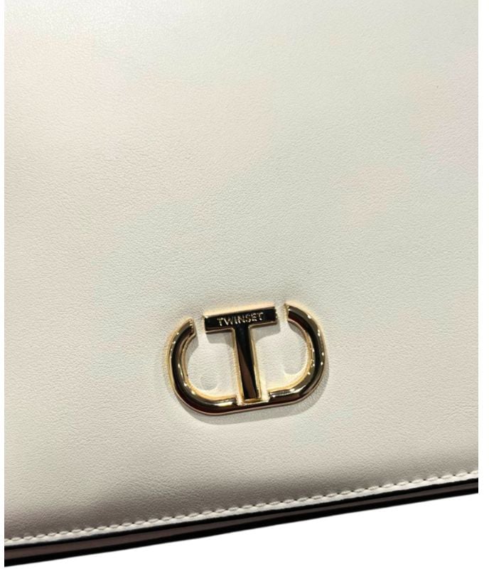 Twin-set Twinset White PU Women Crossbody Wit