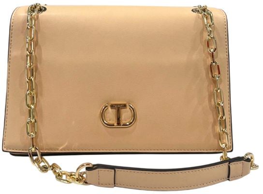 Twin-set Twinset Pink PU Women Crossbody Divers
