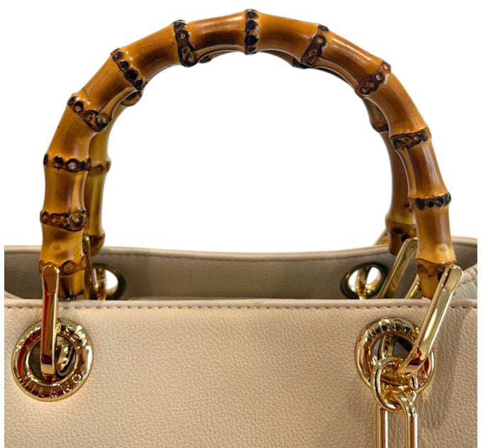 Twin-set Twinset Beige PU Women Handbag Beige
