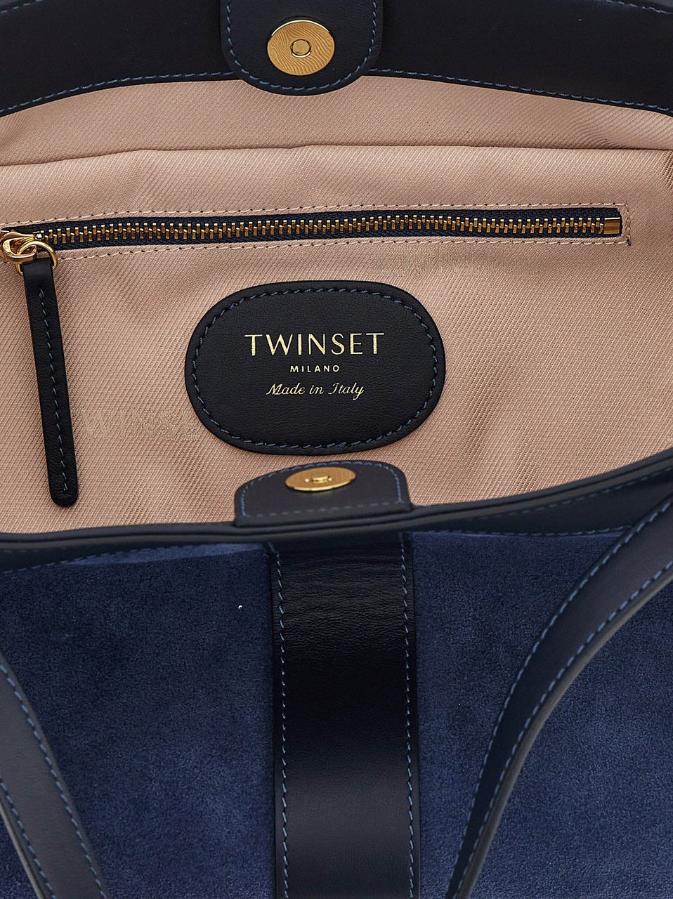 Twin-set Twinset Blue Polyethylene Shoulder Bag Blauw